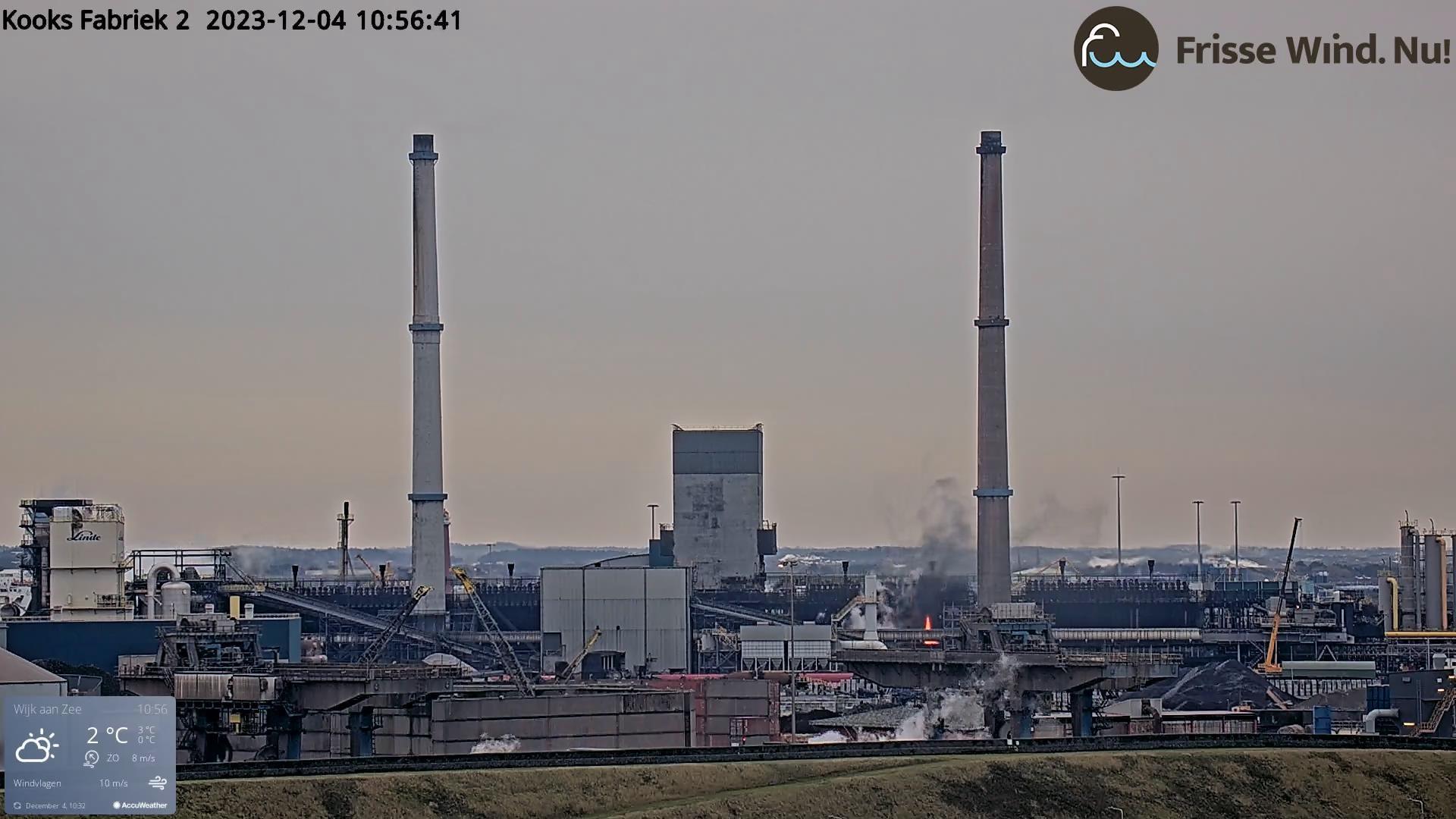 Rook/ zwarte gifwolk kooksfabriek 2.