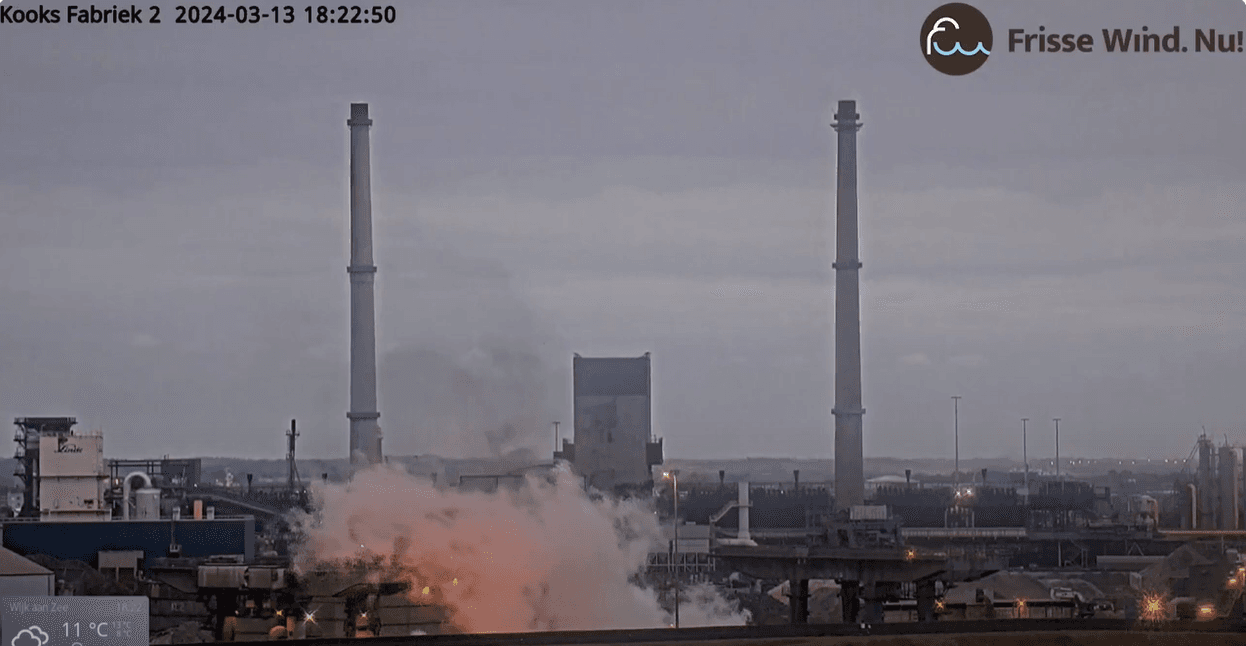 Zwarte gifwolk kooksfabriek 2